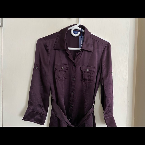 NWT Martin & OSA silk midi dress - Picture 2 of 12